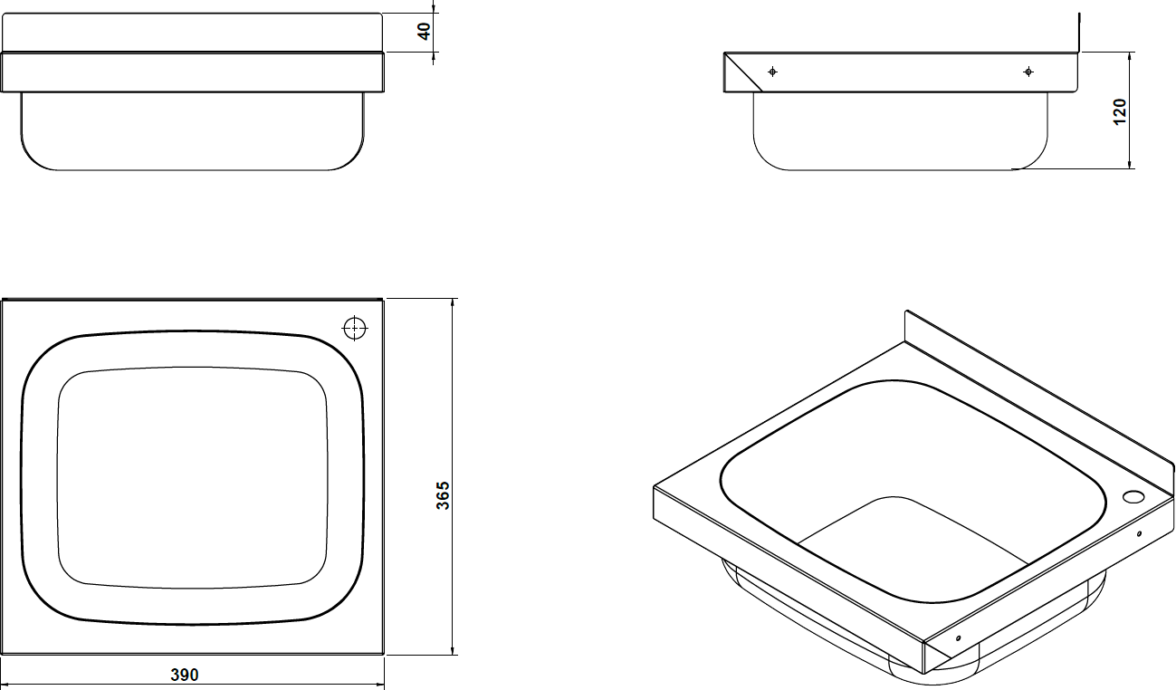 EYT01 El Yıkama Tablası